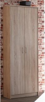 Aktenschrank >Olli< in Sonoma-Eiche - 72x198x35cm (BxHxT)