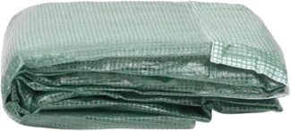 vidaXL Ersatzabdeckung für Gewächshaus (9 m²) 300x300x200 cm Grün 316429
