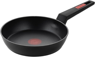 Florina Aluminium Bratpfanne Thermosensor 20 cm I Bratpfanne aus geschmiedetem Aluminium I Thermokontrollanzeige I Antihaftbeschichtung I Bratpfanne mit Soft-Touch-Griff I Geeignet für alle Herdarten
