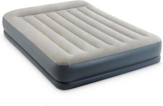 Intex Luftbett Intex 64118 Luftbett Pillow Rest Fiber-Tech 152x203x30cm mit Pumpe, (1-tlg)