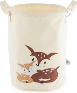BIECO Wäschetasche Wäschekorb Baby Rehe Aufbewahrungskorb Kinder Wasserabweisend