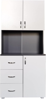 HTI-Line Küchenbuffet Küchenbuffet Blanca (Stück, 1-St, 1x Schrank Blanca, ohne Dekoration) Küchenschrank Hochschrank