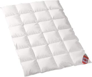 Daunendecke Ganzjahresdecke Künsemüller 155x220 cm canadische Daunen Federn ca. 912 g Klasse 1