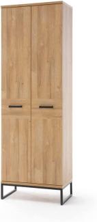 Garderobenschrank Torrico 2 Grandson Oak 66 x 196 x 38 cm Kleiderschrank