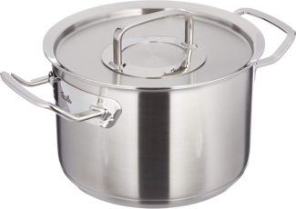 Fissler pure-profi collection hoher Kochtopf mit Metalldeckel 20 cm Ø 4,0 L