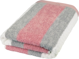 Ross Walk-Frottier Handtücher Harmony Streifenfond|Duschtuch 70x140 cm| altrose