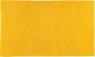 Gözze Badematte Chenille, Höhe 15 mm, rutschhemmend beschichtet, fußbodenheizungsgeeignet, Polyester, rechteckig, Badteppich, Uni Farben, besonders weich durch Microfaser, waschbar