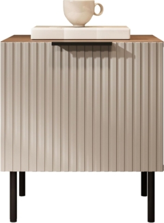 Nachttisch Aocale 08 (Farbe: Nuss Warmia / Cashmere)