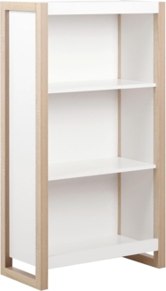 Bücherregal mit 3 Fächern JOHNSON Weiß