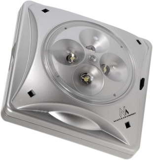 Maclean LED Gartenstrahler MCE124, Solarleuchte für Sonnenschirme LEDs: 4