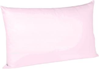 Fleuresse Mako-Satin Kissenbezüge 40x60 cm uni mit RV DP 4040 rose