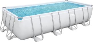 Power Steel™ Solo Pool ohne Zubehör 549 x 274 x 122 cm, lichtgrau, eckig