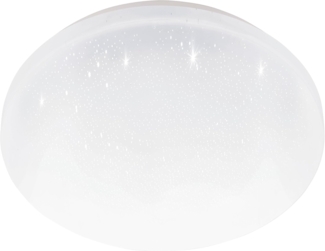 Eglo 75504 BEST CHOICE Deckenleuchte POGLIOLA-S Stahl weiss LED 12W 4000K H:5. 5cm Ø26cm