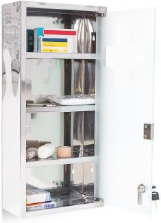 Medizinschrank abschließbar Edelstahl 10018519