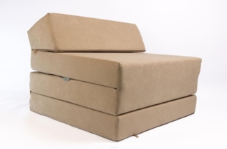 Klappmatratze Gästematratze Große 200 x 70 x 10 cm (Beige)