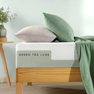 ZINUS Green Tea Luxe Memory Schaum Matratze | Anpassungsfähige 7 Zonen Matratze | 90x200 cm | Höhe 25 cm | H3-H4 Mittelfest | | Rollmatratze | OEKO-TEX