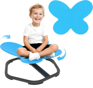 AIYAPLAY Kinderstuhl Karussell Sensorischer Drehstuhl (Autismus Spielzeug, 1 St), für Training Physische Koordination und Gleichgewicht