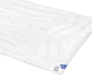 Schlafstil Faserdecke F400 extra leicht, Füllung: 100% 3D Markenfaser|135x200 cm