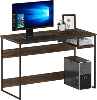 Furinno Moretti Modern Lifestyle-Studienschreibtisch, 114cm breit, Columbia-Walnuss
