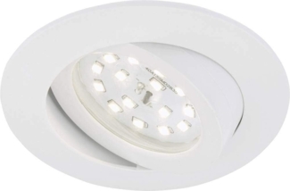 Briloner LED Einbauleuchte Attach weiß Ø 8,2 cm