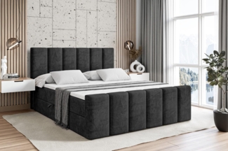 ALTDECOR Boxbett BOXI1-Z (Multipocket-Matratze H4, H3 Matratze Bonellfederung, Topper, Kopfteil)
