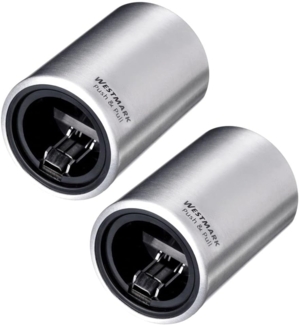 WESTMARK Flaschenöffner 2 Automatische Kapselheber, Zum Öffnen von Kronkorken-Flaschen, Push&P