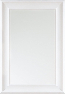 Wandspiegel weiß rechteckig 60x90 cm LUNEL