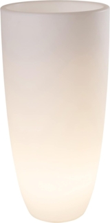 Blumentopf LED Shining Curvy Pot (white XL E27)
