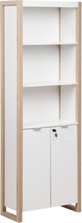 Bücherschrank JOHNSON Weiß