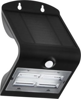 Eglo 900255 Wandleuchte LAMOZZO schwarz SOLAR-LED L:14cm B:11cm H:21cm mit Sensor + day-/night-Sensor dimmbar 3000K, 4000K, 6000K