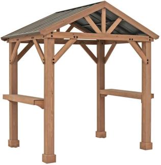 Westmann Holz Grill Pavillon Laval 67 | Natur | 174x245x268 cm