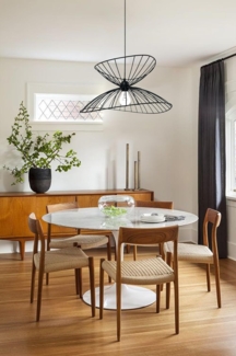 Bamyum Pendelleuchte Pendelleuchte Vertigo, Metall Schwarz 50 cm Modern Lampe, ohne Leuchtmittel