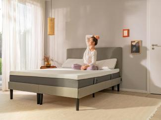 EMMA® 25 Schaum Matratze 120x200cm | Atmungsaktiv & Ideale Anpassung Mit Airgocell Technologie & Memory Schaum