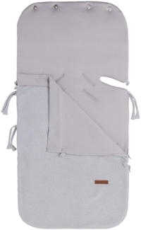 Baby's Only Sommer Fußsack Autositz 0+ Classic silbergrau Classic Jungs,Mädchen 86 x 38 cm Grau