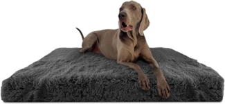 PITT SHAGGY ORTHO PLUS Orthopädisches Hundematratze - 02 Graphit, 150x100cm