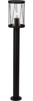 Brilliant Leuchten No. 44686-63 Aussenstandleuchte Reed E27 IP44 schwarz matt