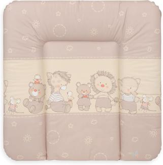 Ceba Baby Wickelauflage Wickelunterlage Wickeltischauflage 70x75 cm Abwaschbar - Tierbabies Sterne 70 x 75 cm