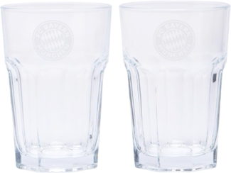 FC Bayern München Gläser-Set FCB Latte Macchiatto Glas 2er, Glas