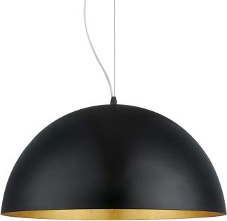 Eglo 94936 Hängeleuchte Gaetano 1 in schwarz, gold 1X40W H:150 Ø 53cm höhenverstellbar