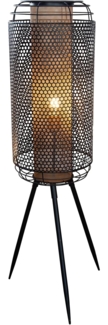 Stehlampe Wohnzimmer E27 Stehleuchte Metall schwarz gold 40790145