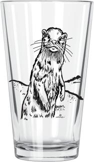 corkology River Otter Pint-Glas, transparent