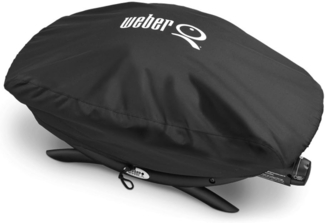 Weber 7118 Abdeckhaube für Q200/Q220/Q240 Serie, Vinly schwarz, 48x82x32 cm