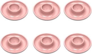 WESTMARK Eierbecher 6 Stk, rund, stapelbar, ø 10 cm, Punto, Rosa