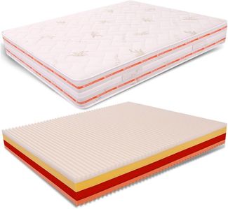 Matratze Memory Top Air Relax-Hoch 25 cm Aloe Vera mehrschichtige 170 x 195 x 25