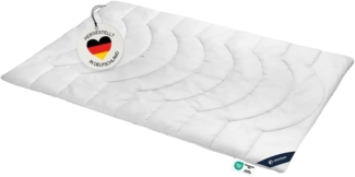casimum Microfaserbettdecke COMFORT Faser Steppbettdecke, Bezug: 100% Baumwolle, hergestellt in Deutschland, allergikerfreundlich, versch. Wärmeklassen