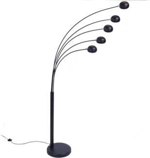 riess-ambiente Stehlampe FIVE LIGHTS 205-210cm FARBWAHL, ohne Leuchtmittel, flexibel verstellbar