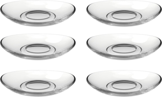 Leonardo Untertasse Napoli, Untersetzer, Untere, Kalk-Natron Glas, klar, 14. 3 cm, 024204