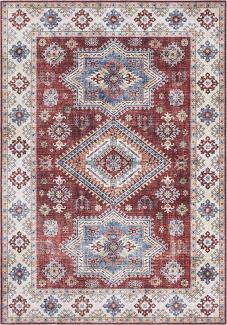 Vintage Teppich Gratia Rubinrot - 200x290x0,5cm