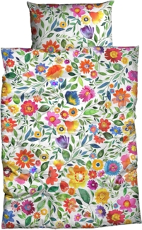 Traumschlaf Mako Satin Bettwäsche Malinda 2 multicolor|135x200 cm + 80x80 cmTraumschlaf Mako Satin Bettwäsche Malinda 2 multicolor