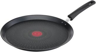 Tefal G25939 Unlimited On Crêpepfanne | 28 cm | mit kratzfester Titanium Antihaft-Beschichtung | Thermo-Signal | PFOA-frei | geeignet für alle Herdarten, auch für Induktionsherde | schwarz